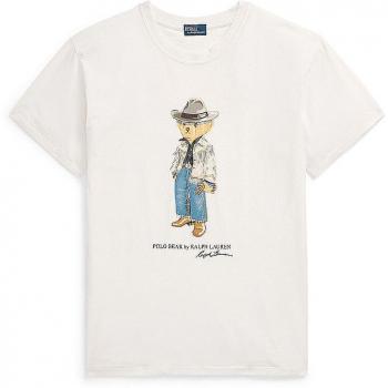 Polo Ralph Lauren Women's White Bear Graphic T-Shirt