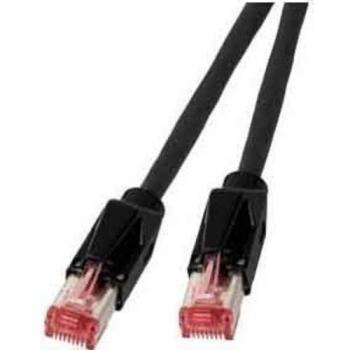 Cable de red Cat.6a S/FTP 1m negro