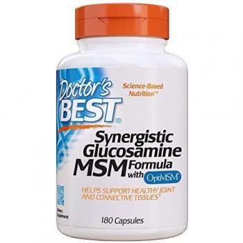 Doctor's Best Suplemento de Glucosamina MSM con OptiMSM