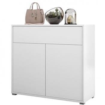 Commode Chic Comfivo 114, Blanc, Rangement Pratique