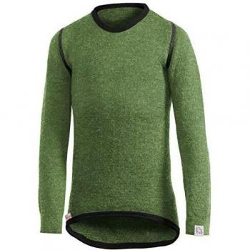 Woolpower 200 Kinderunterwäsche Shirt, Rundhals, Grün-Turtle, Größe 110-116 (2020)