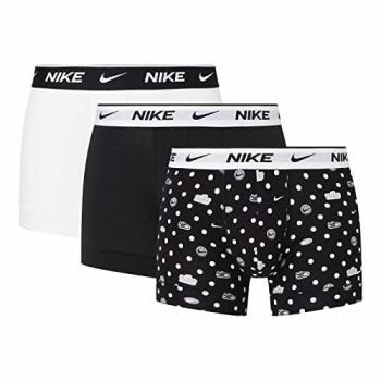 Boxer Nike Everyday Cotton Stretch neri e bianchi da uomo (3 unità)