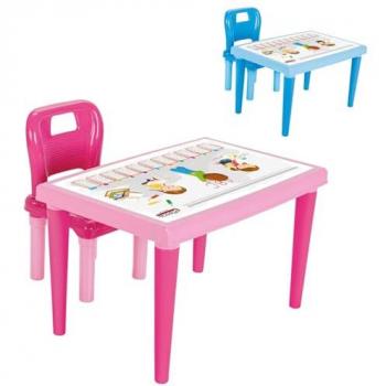 Pilsan Set da Scrivania Rosa