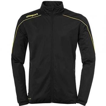 Blouson sportif enfant Uhlsport Stream 22 Noir/Jaune Citron Taille 164 cm