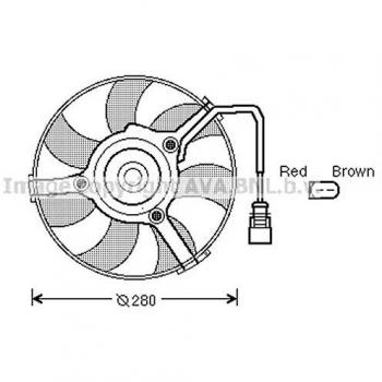 PRASCO AI7516 Motorized fan