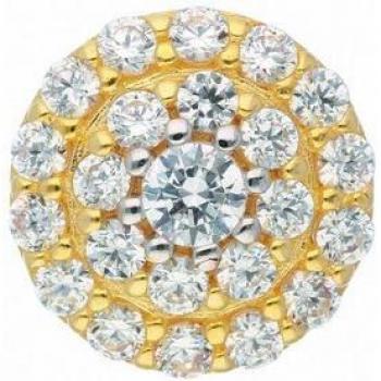 Elegante Zirkonia Halskette ADELIA´S in Gold