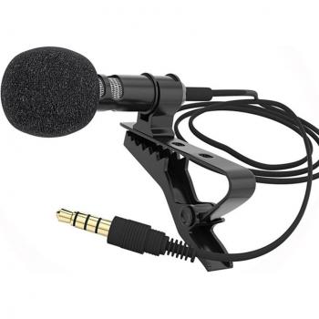 Microphone Lavalier pour Téléphone Portable et Tablette