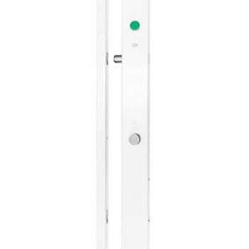 Système de verrouillage banDOM 300 – électro‑bandeau réversible, deux points, blanc