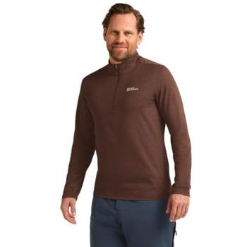 Stehkragenpullover Jack Wolfskin SKY THERMAL HZ M – Herren, Gr. XXL (58), hotchoc, 100% Polyester