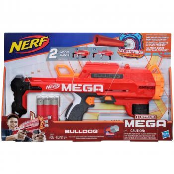 Nerf Bulldog Mega avec 6 fléchettes
