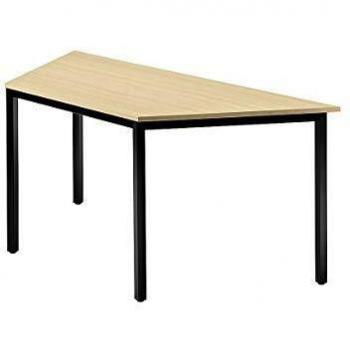 Unbekannt Konferenztisch 160 x 69 cm Ahorn schwarz