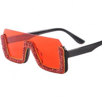 Luxury Square Rhinestone Shades