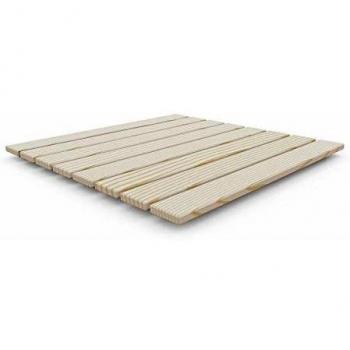 Piatto Doccia da Esterno in Legno 80x80x4 cm Arkema Ecowood