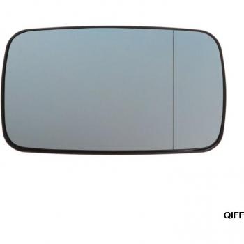 BMW E46 May 06 Right Side Heated Blue Rearview Mirror Glass