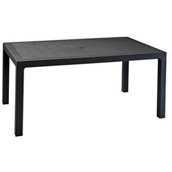 Keter Tavolo Rettangolare Melody, antracite