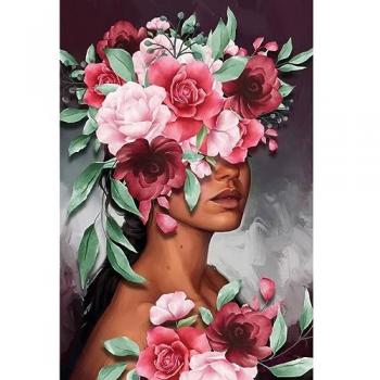 Impression HD Buste de Fleurs 45x65 cm
