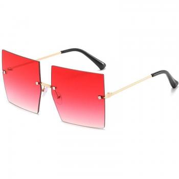 GISAEV Metal Square Sunglasses for Men and Women