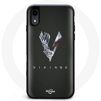 Coque Vikings pour iPhone XS Max Saison 6 Logo V Épée