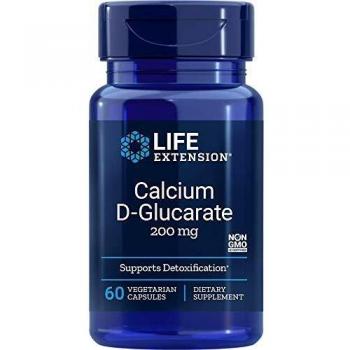 Calcium + D‑Glucarate 200 mg – 60 Caps – Vegetarian Detox Formula