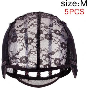 Alileader Breathable Lace Wig Caps 5pcs