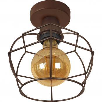 Éclairage plafond TOSEL Villepot marron D 18 x H 19 cm