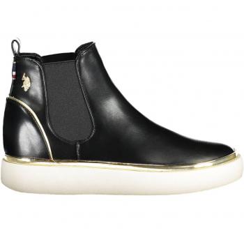 U.S. POLO ASSN. Bottines Femme – Noir, Textile, Code SF20385
