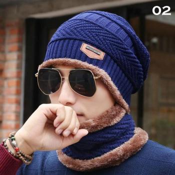 Camping-Outfit Winter Edition: 2/3-Stück Set bestehend aus Mütze, Schal und Handschuhen im Fleece-Anzug