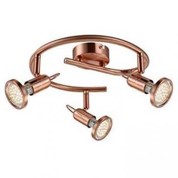 Kupferfarbener GLOBO ANNE LED‑Deckenstrahlertopf 54383‑3