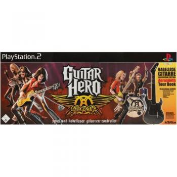 PlayStation 2 – Guitar Hero: Aerosmith (neuwertig) inklusive Gitarrenkontroller, Originalverpackung