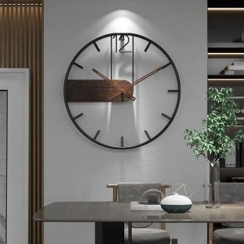 Horloge murale en fer pour chambre à coucher 40/50CM