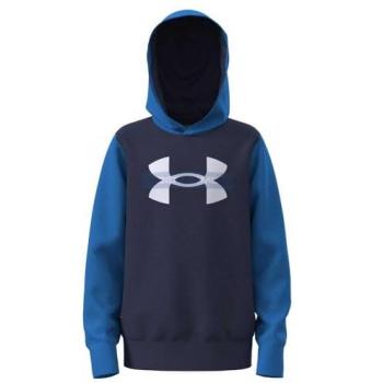 UA Boys 8-20 Blue Atlantis Rival Fleece Hoodie – Small