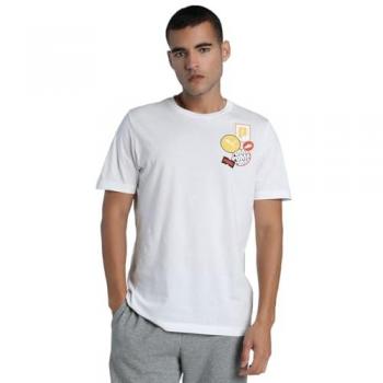 Puma T‑shirt Icona Bianca Regular Fit