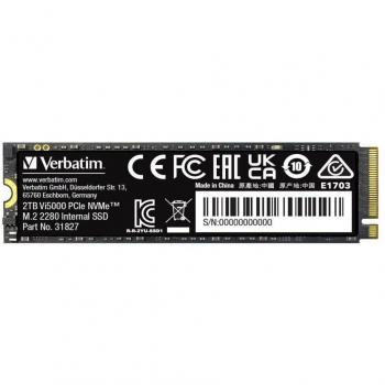 Verbatim Vi5000 M.2 2 To 3D NAND NVMe PCI Express 4.0