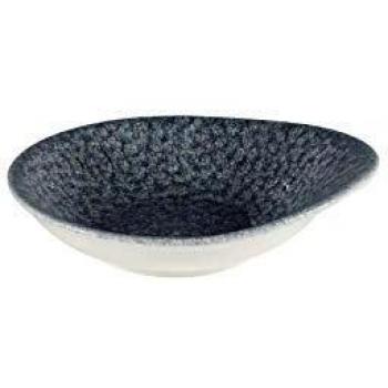 Churchill Raku Quartz Black Teardrop Bowl Pack of 12