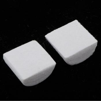 2x Wool Felt Drum Beater Head Pads