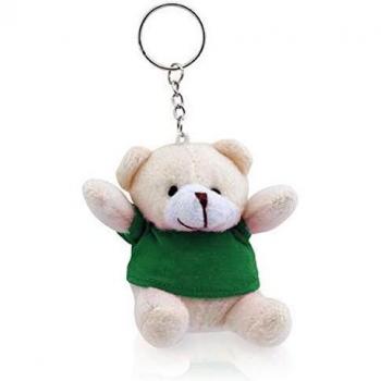 Plüsch-Schlüsselanhänger BigBuy Kids 149891 – Unisex, Braun, 6,5 × 7,5 × 4 cm