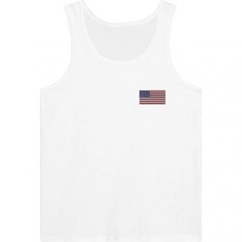 United States Flag Body Shaper – White, Cotton, Slim Design, Mixed