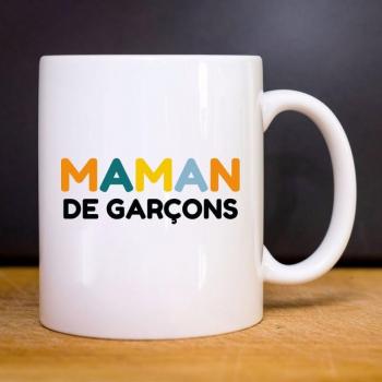 Tasse für die Mutter von Jungs TU weiß