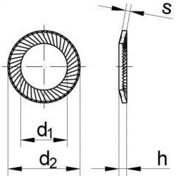 Poulie de transmission HTD R 88121 avec dents sur les deux faces