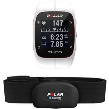 Polar M400 HR Laufuhren-Set (Weiß) – Brustgurt inklusive – 90051347
