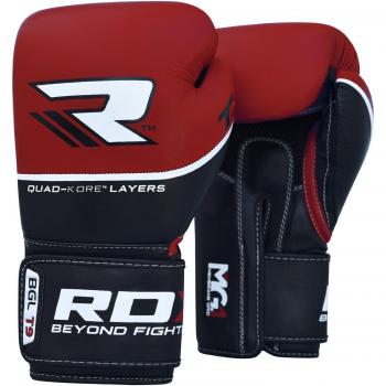 Red RDX T9 Ace 14 oz Leather Boxing Gloves for Men