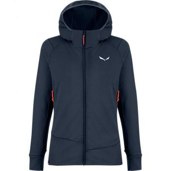 Giacca con cappuccio Salewa Puez Polarlite blu scuro donna