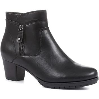 Pavers Women's Black Block Heel Ankle Boot, Size 5