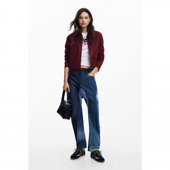 Pantaloni in denim con dettagli patch
