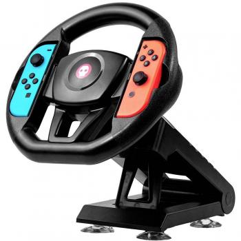 Konix Joy Con-Lenkradtischaufsatz (Nintendo), Gaming Controller, Schwarz