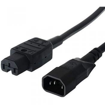 Câble d'alimentation IEC Bachmann C14 à C15