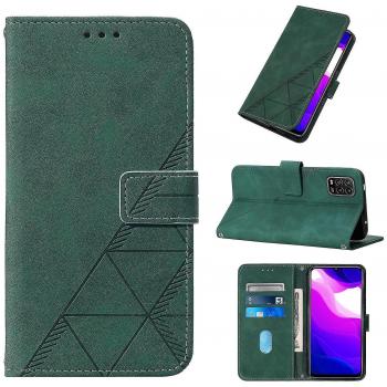 Cubierta de Cuero Verde para Xiaomi Mi 10 Lite 5G