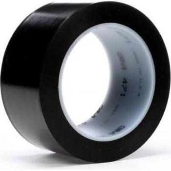 Nastro 3M 471F 471S50 Nero PVC 33 m