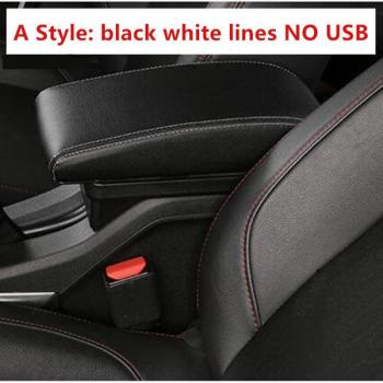 Renault Zoe Center Console Leather Armrest Box with USB
