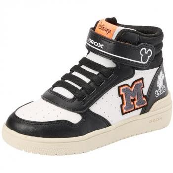 Bambini Geox Washiba Bianco Puro Nero 36